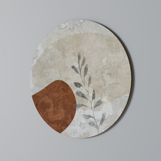 SINGLE SPRIG Arte murale rotonda