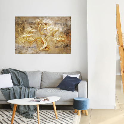 Poster orizzontale staccabile e attaccabile TREE OF WHISPERS