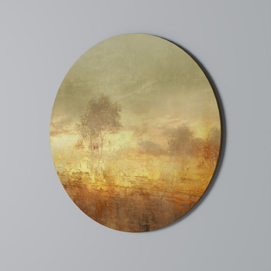 AMBER DREAMSCAPE - Arte murale rotonda