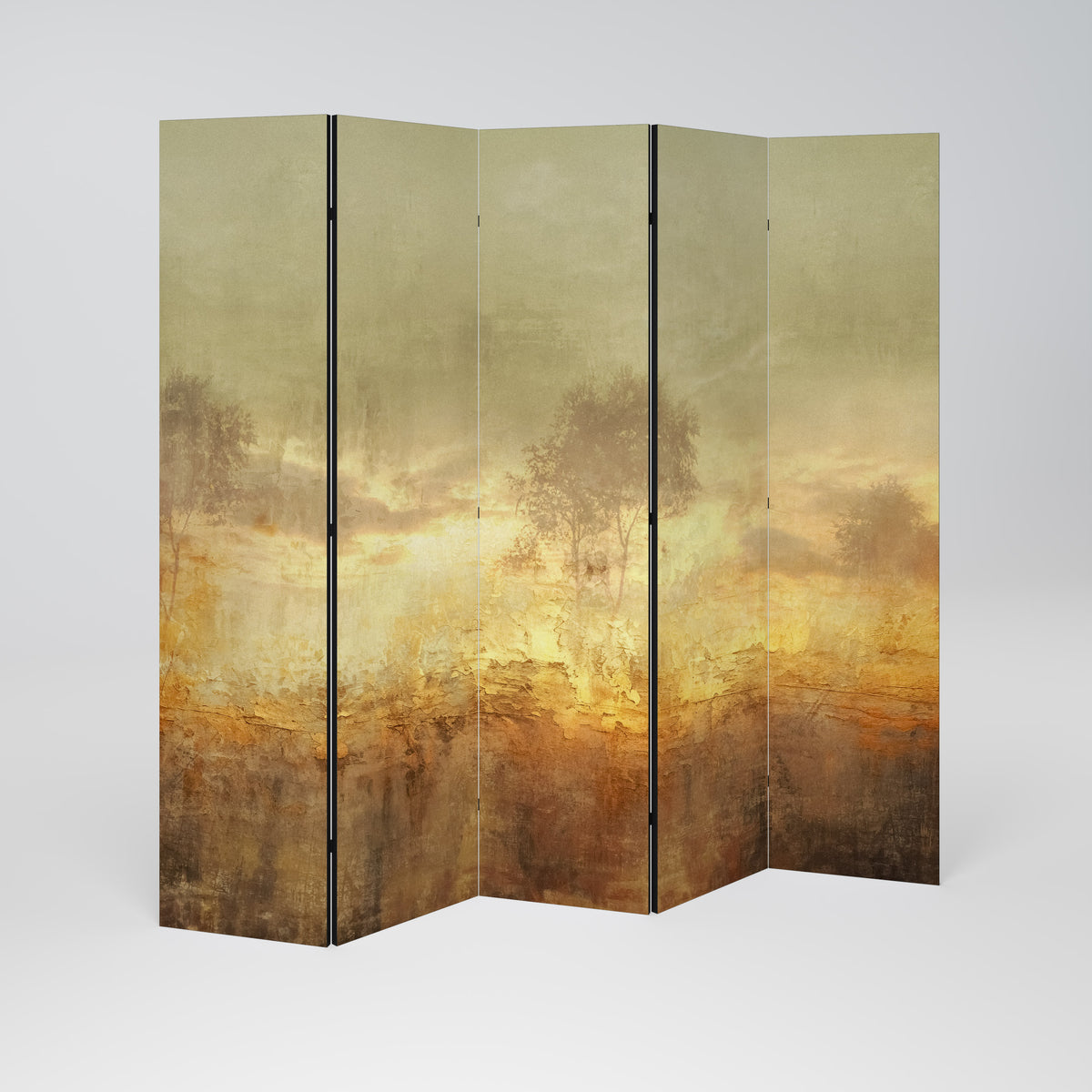 AMBER DREAMSCAPE Paravento Decorativo a 5 Pannelli