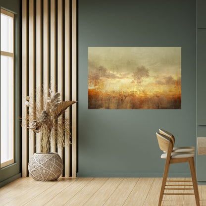 Poster orizzontale staccabile e attaccabile AMBER DREAMSCAPE