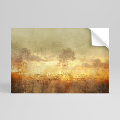 Poster orizzontale staccabile e attaccabile AMBER DREAMSCAPE