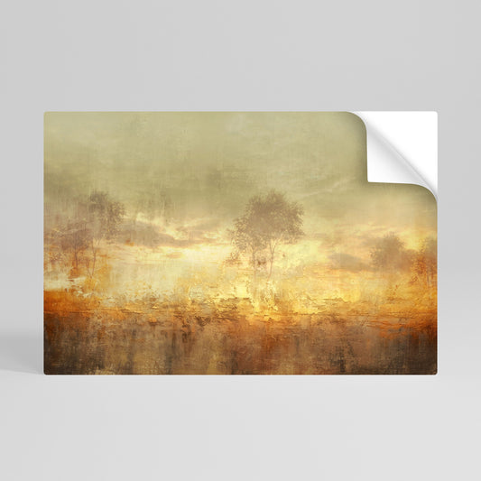 Poster orizzontale staccabile e attaccabile AMBER DREAMSCAPE