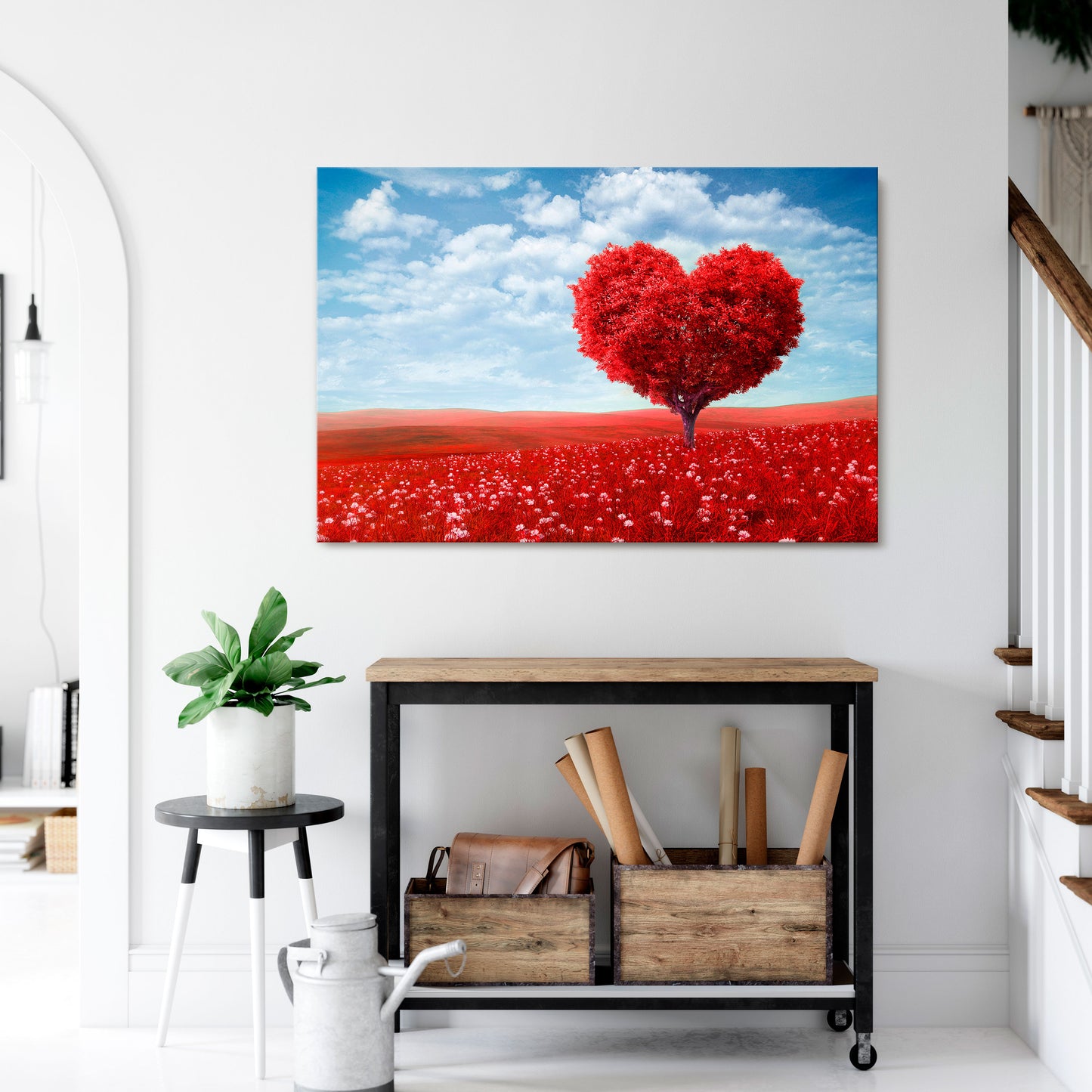 LOVE’S EMBRACE Stampa su tela orizzontale