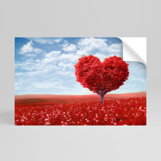Poster orizzontale staccabile e attaccabile LOVE'S EMBRACE