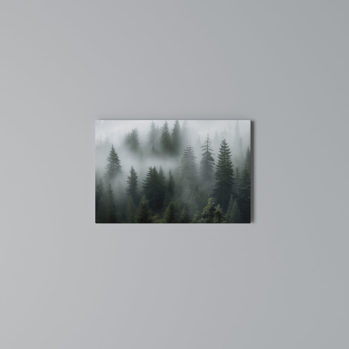 FOGGY CREST Horizontal Canvas Print