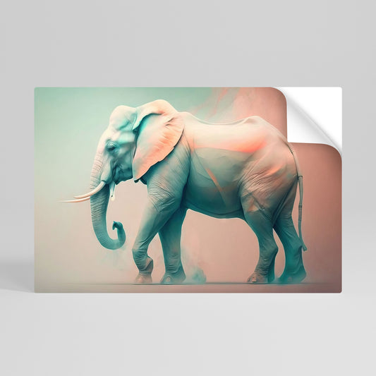Poster orizzontale HOLO GIANT staccabile e attaccabile