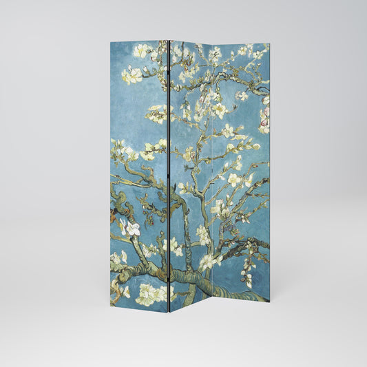 ALMOND BLOSSOM - Divisorio decorativo per ambienti a 3 pannelli