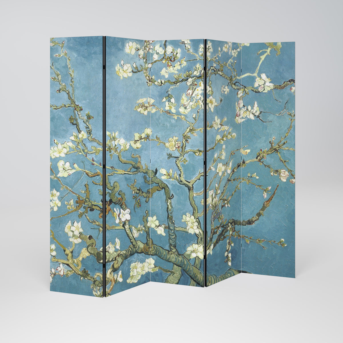 ALMOND BLOSSOM Decorative 5-Panel Room Divider