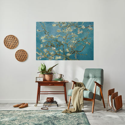 Poster orizzontale stacca e attacca "FIORI DI MANDORLO"