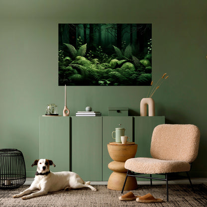 Poster orizzontale staccabile e attaccabile FOREST OF DREAMS