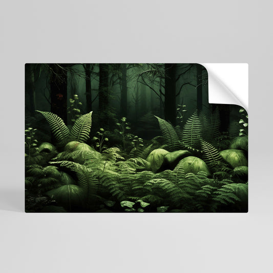 Poster orizzontale staccabile e attaccabile FOREST OF DREAMS