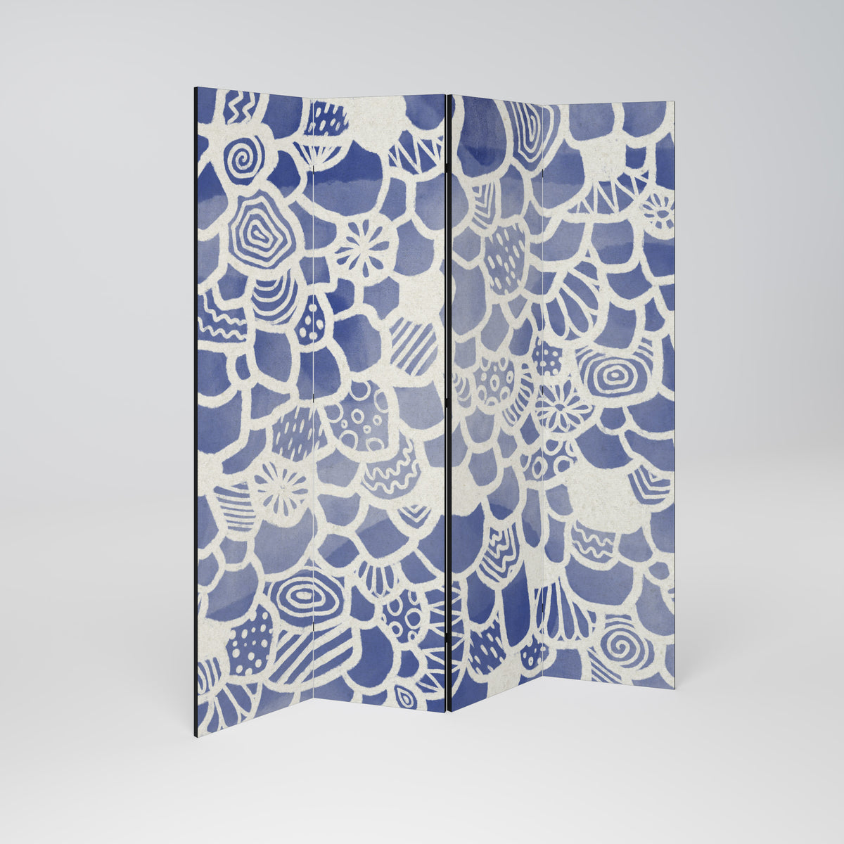 SAPHIRE TESSERA Decorative 4-Panel Room Divider