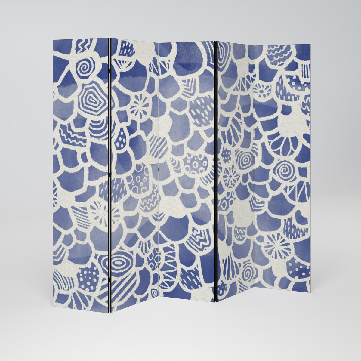 SAPHIRE TESSERA Decorative 5-Panel Room Divider