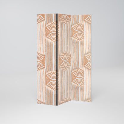 Divisorio decorativo per ambienti GEOMETRIC GLEAM a 3 pannelli