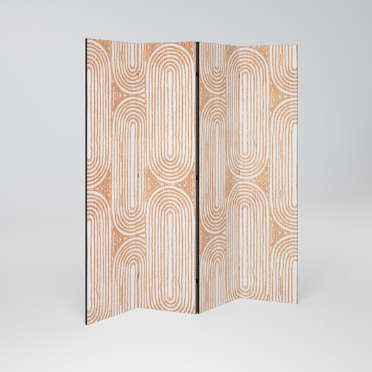 Divisorio decorativo per ambienti GEOMETRIC GLEAM a 4 pannelli