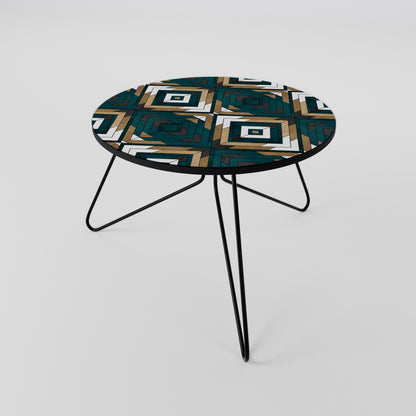 Tavolino da caffè GEOMETRIA ARTISTICA 60