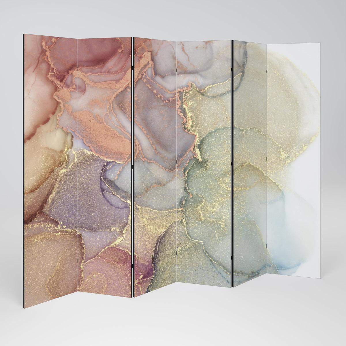 GOLDEN DREAMSCAPE RHYTHM Paravento Decorativo a 6 Pannelli