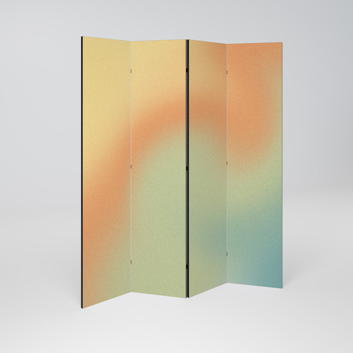 MIRAGE MELODIES Decorative 4-Panel Room Divider