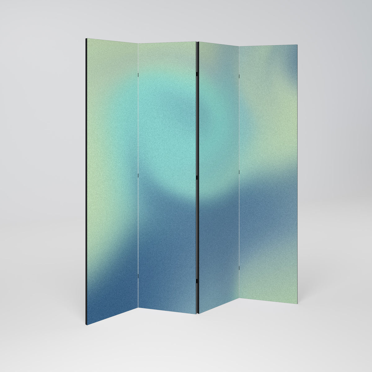 ETHEREAL SHADES UNVEILED Paravento Decorativo a 4 Pannelli