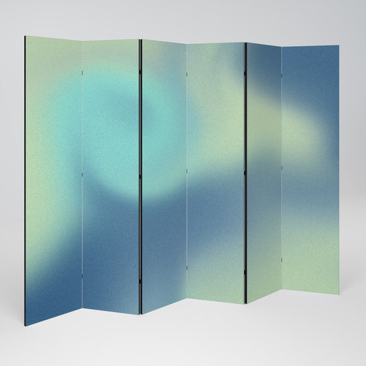 TONALITÀ ETEREE SVELATE Divisorio decorativo per ambienti a 6 pannelli