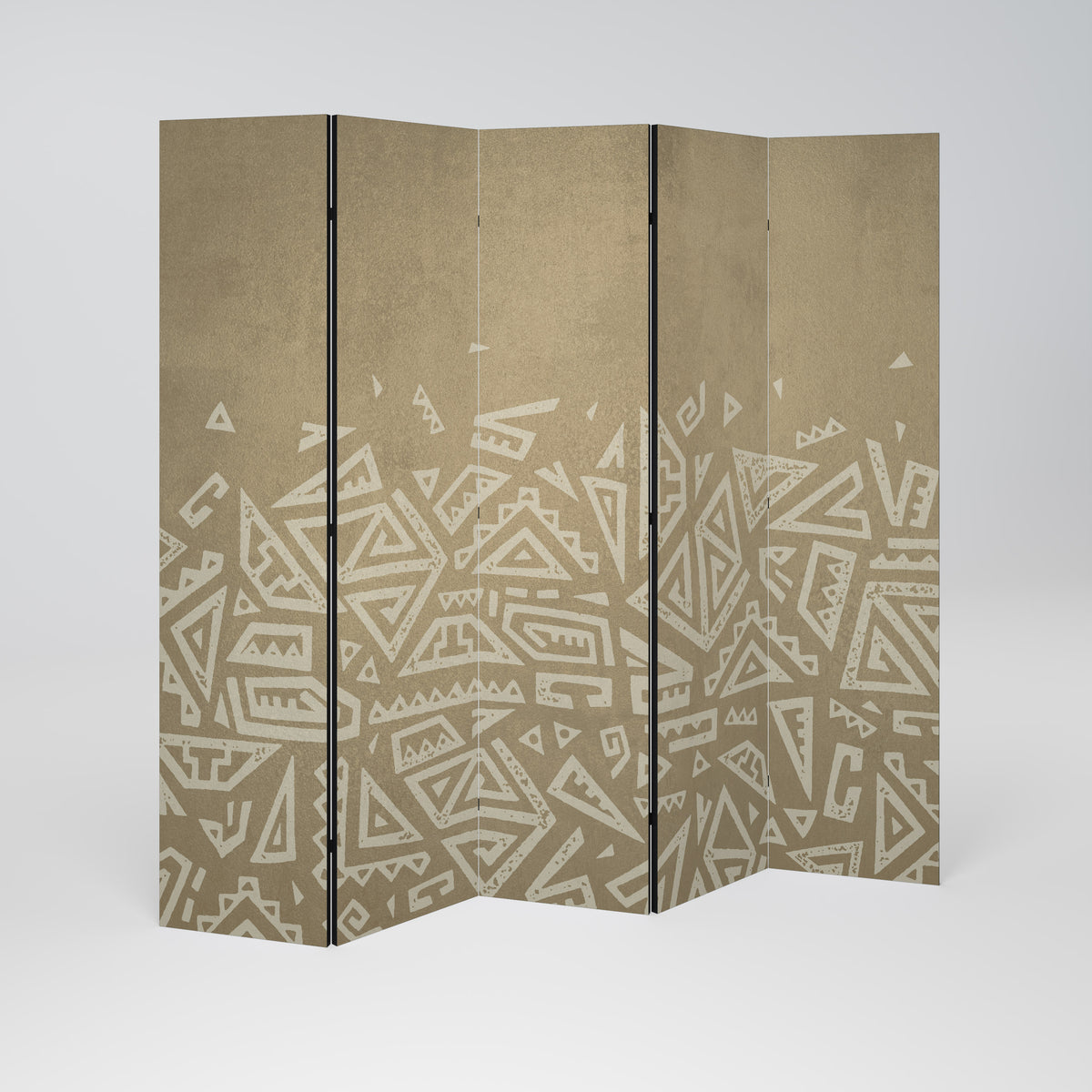 CULTURAL LAYERING Decorative 5-Panel Room Divider