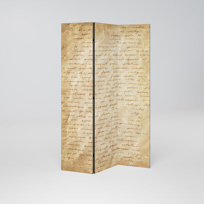 PAGINE DI MEMORIA Divisorio decorativo per ambienti a 3 pannelli