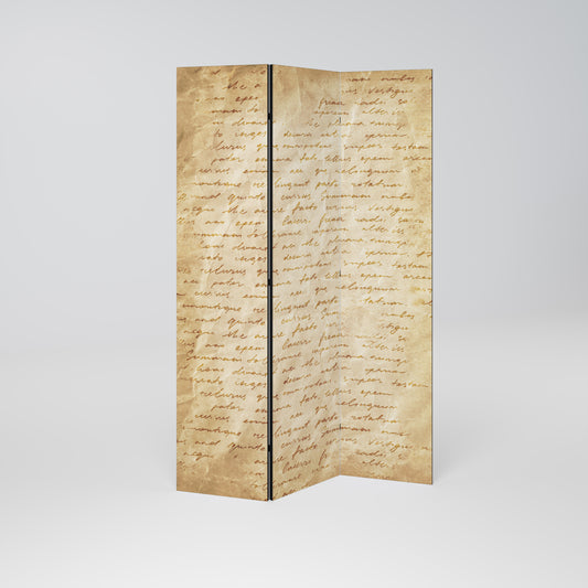 PAGINE DI MEMORIA Divisorio decorativo per ambienti a 3 pannelli
