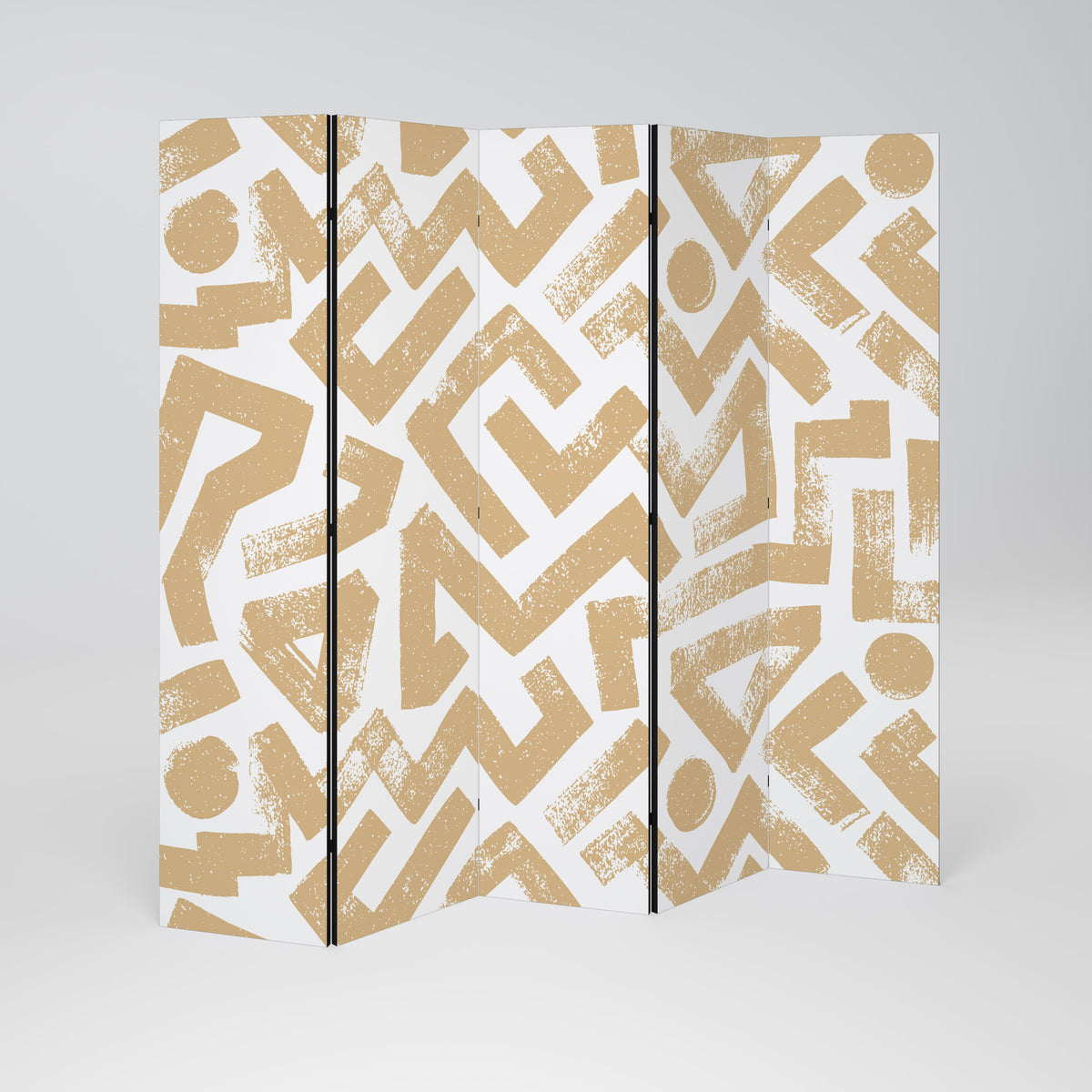 CLUSTER CRAFTS Paravento Decorativo a 5 Pannelli