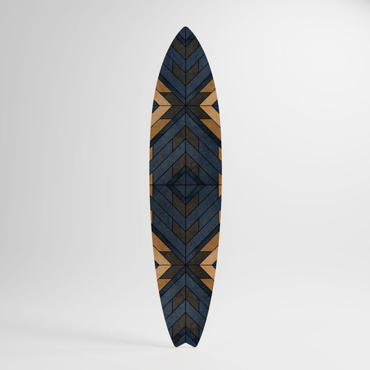 CRAFTY GEOMETRY Decorative Plywood Surfboard