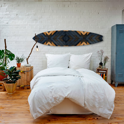 CRAFTY GEOMETRY Decorative Plywood Surfboard