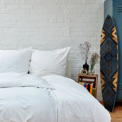 CRAFTY GEOMETRY Decorative Plywood Surfboard