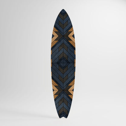 CRAFTY GEOMETRY Decorative Plywood Surfboard