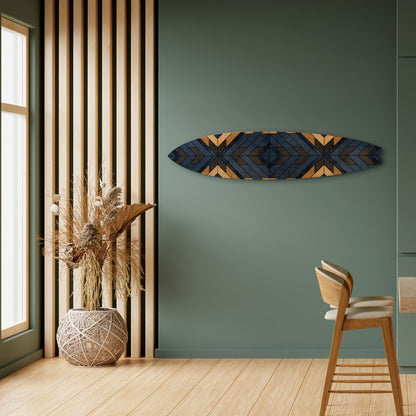 CRAFTY GEOMETRY Decorative Plywood Surfboard