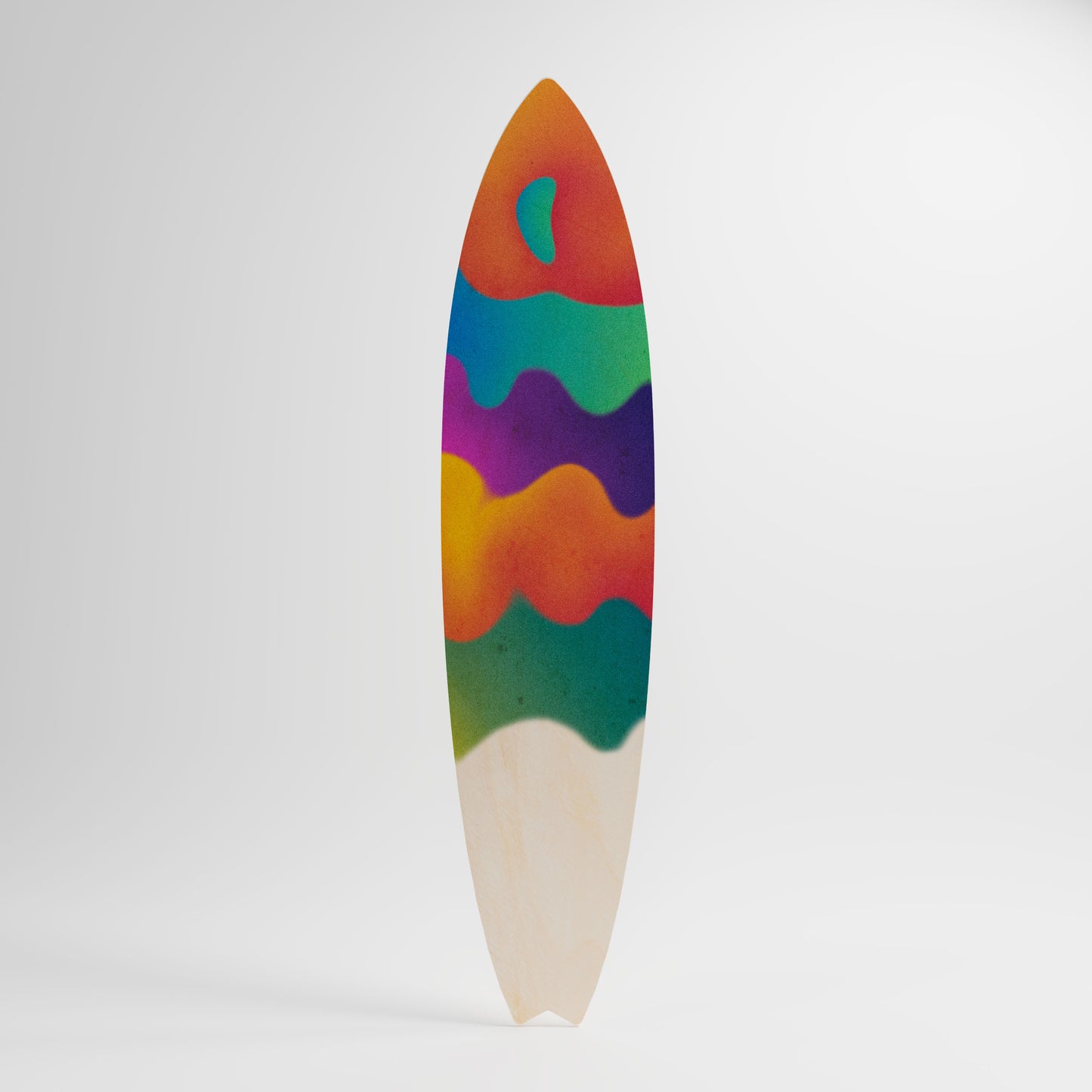 BRIGHT ESSENCE Decorative Plywood Surfboard