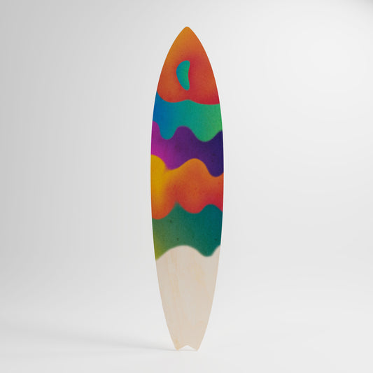 BRIGHT ESSENCE Decorative Plywood Surfboard