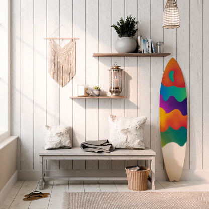BRIGHT ESSENCE Decorative Plywood Surfboard