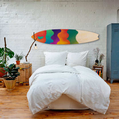 BRIGHT ESSENCE Decorative Plywood Surfboard