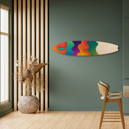 BRIGHT ESSENCE Decorative Plywood Surfboard