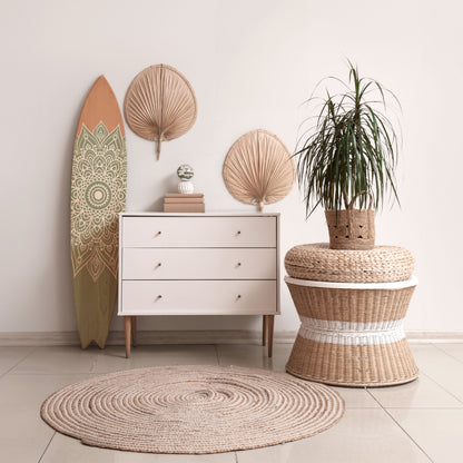 MANDALA WAVE DANCE Surfboard Decorative Panel