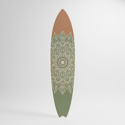 MANDALA WAVE DANCE Decorative Plywood Surfboard
