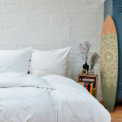 MANDALA WAVE DANCE Decorative Plywood Surfboard