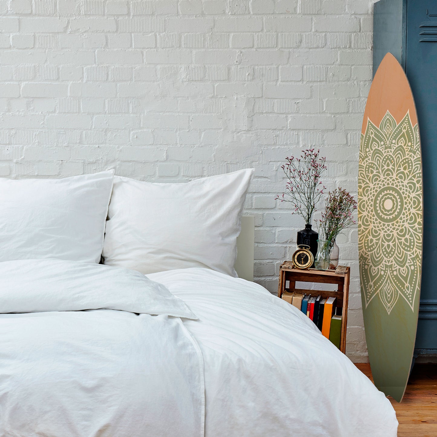 MANDALA WAVE DANCE Decorative Plywood Surfboard