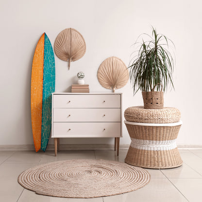 RUSTIC SHORE Surfboard Decorative Panel