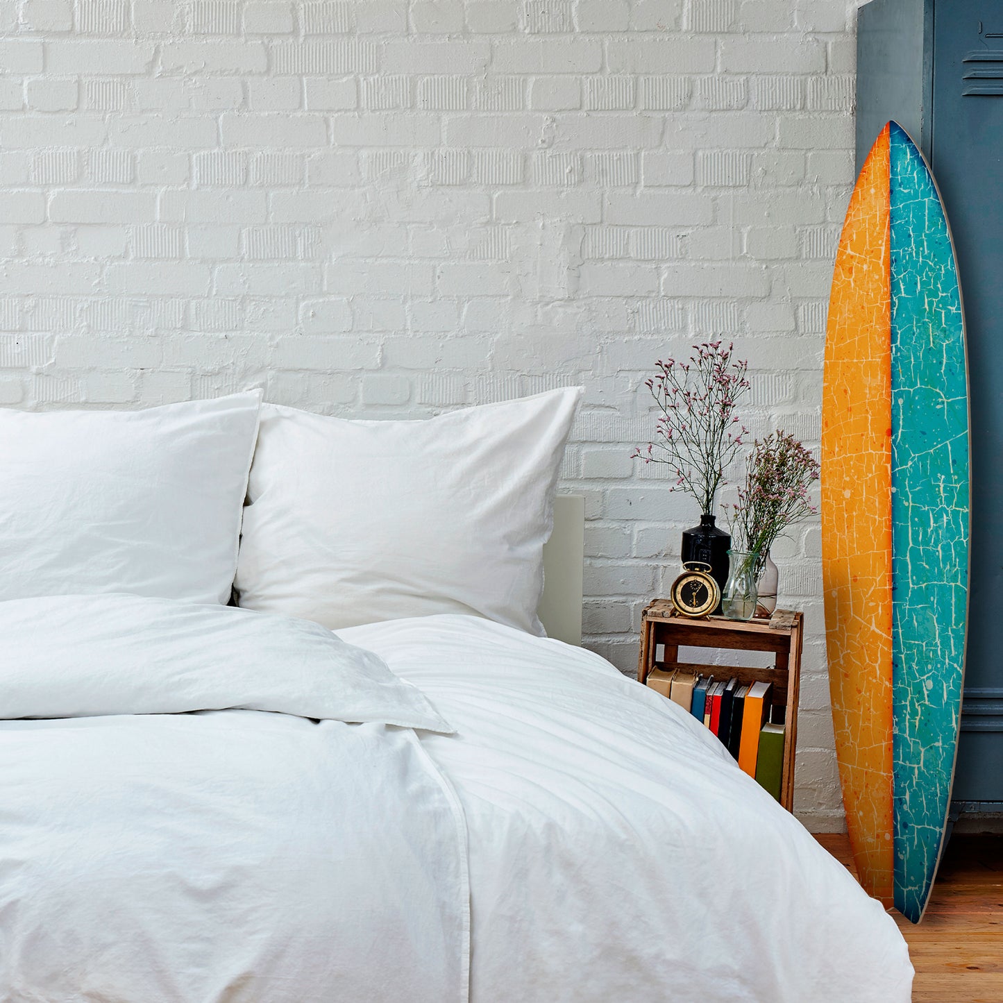 RUSTIC SHORE Tavola da surf decorativa in compensato