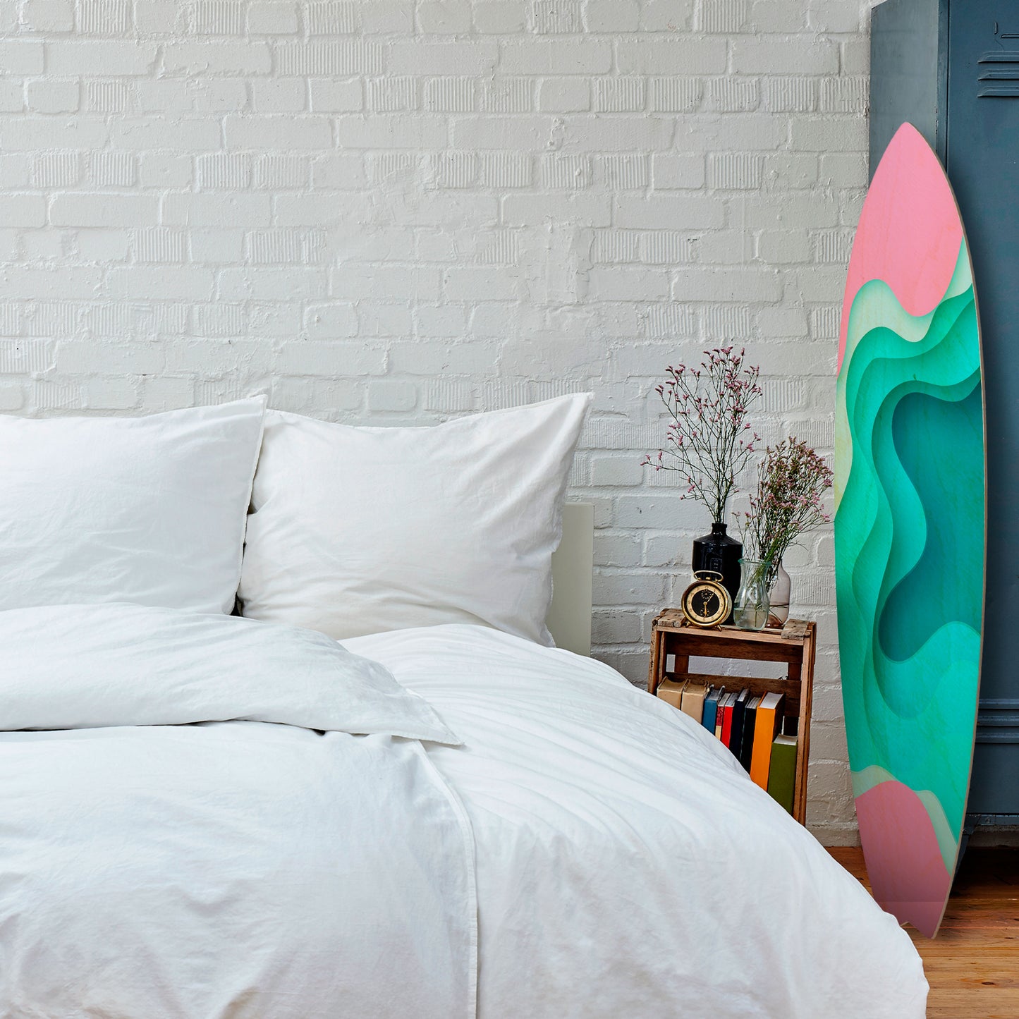 CYANIC ABYSS Decorative Plywood Surfboard