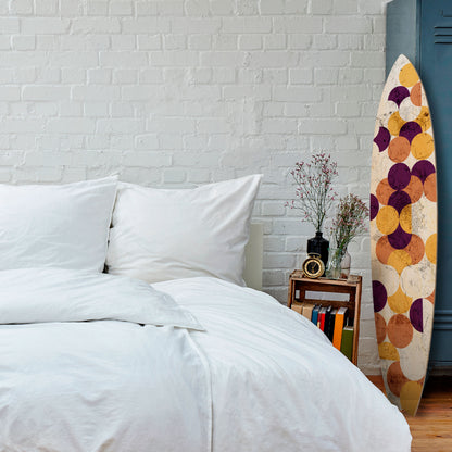 CRACKED GEOMETRY Decorative Plywood Surfboard