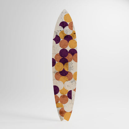 CRACKED GEOMETRY Decorative Plywood Surfboard