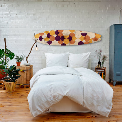 CRACKED GEOMETRY Decorative Plywood Surfboard