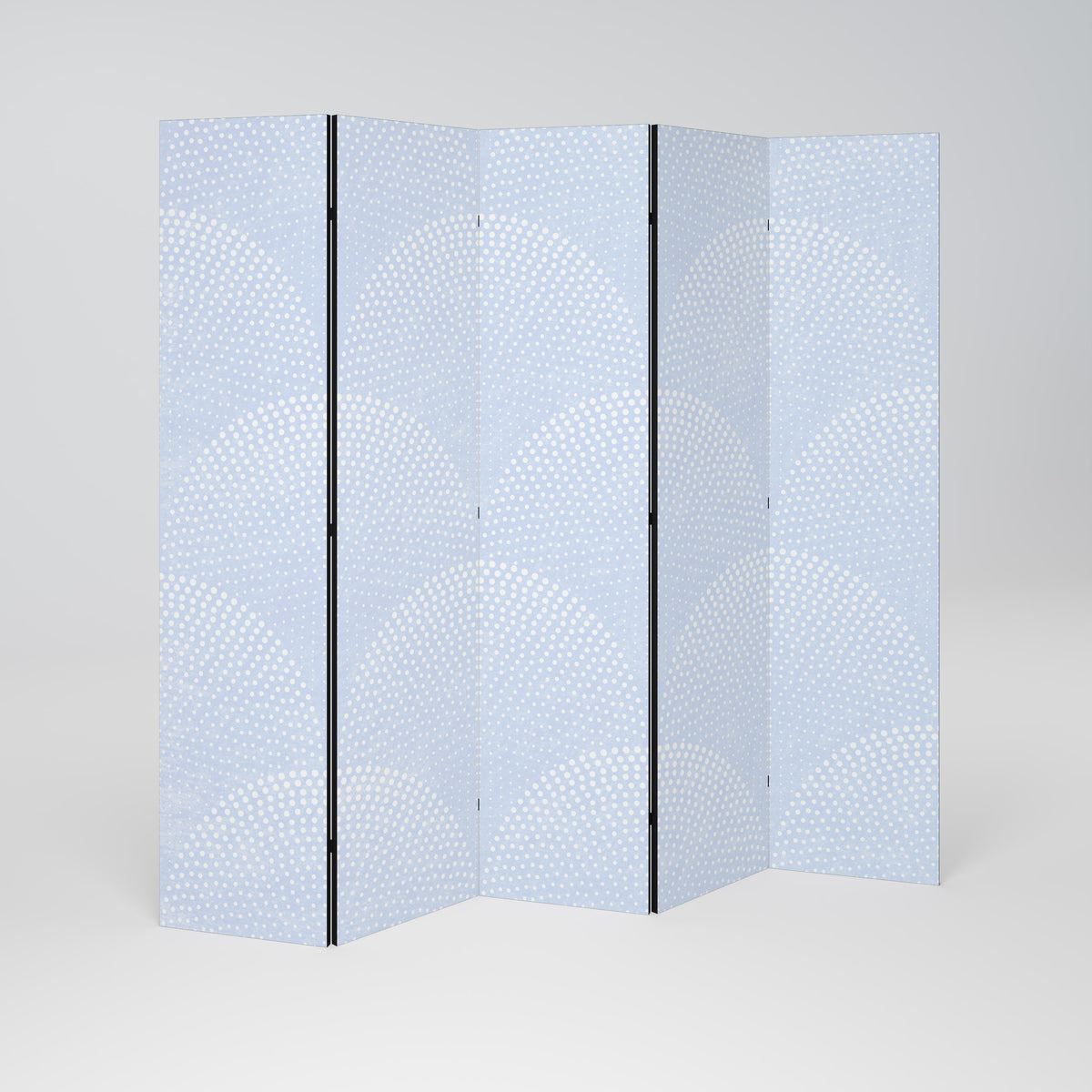 HARMONIOUS CURVES DISPLAY Paravento Decorativo a 5 Pannelli